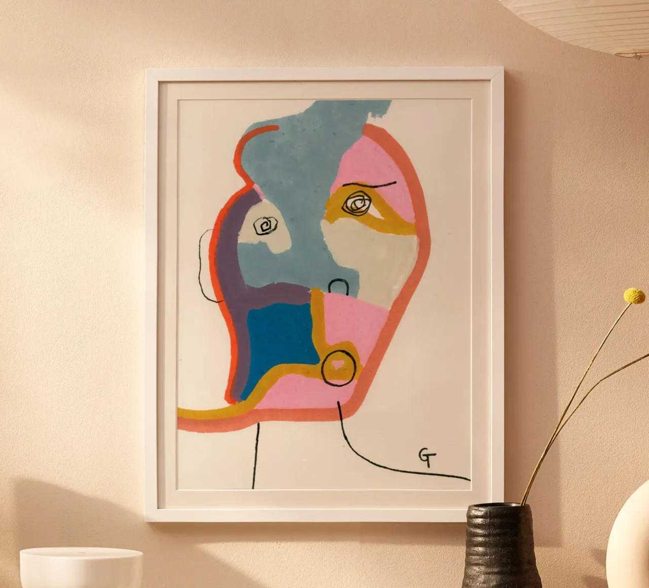 Even the noble and great poster con telaio in legno da gtobonart