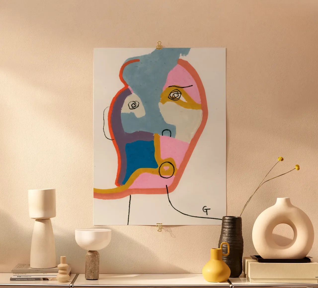 Even the noble and great poster con telaio in legno da gtobonart