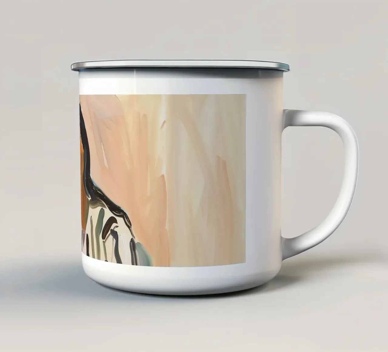 Quiet Contemplation tazza in smalto da BALIKA HOMES ART