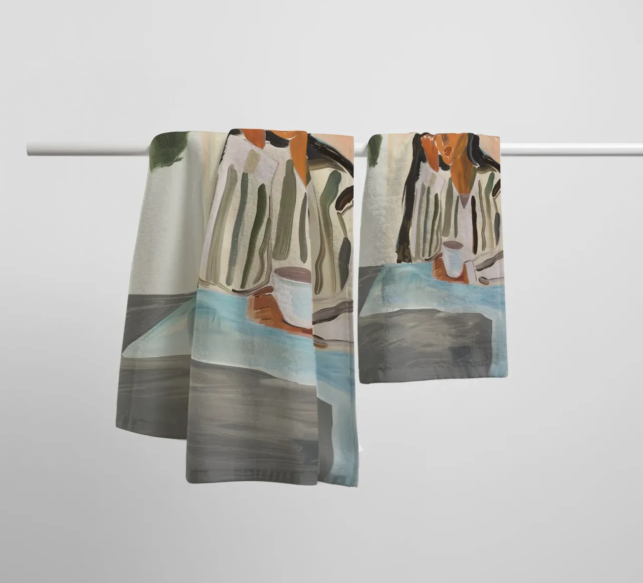 Quiet Contemplation asciugamano da bagno da BALIKA HOMES ART
