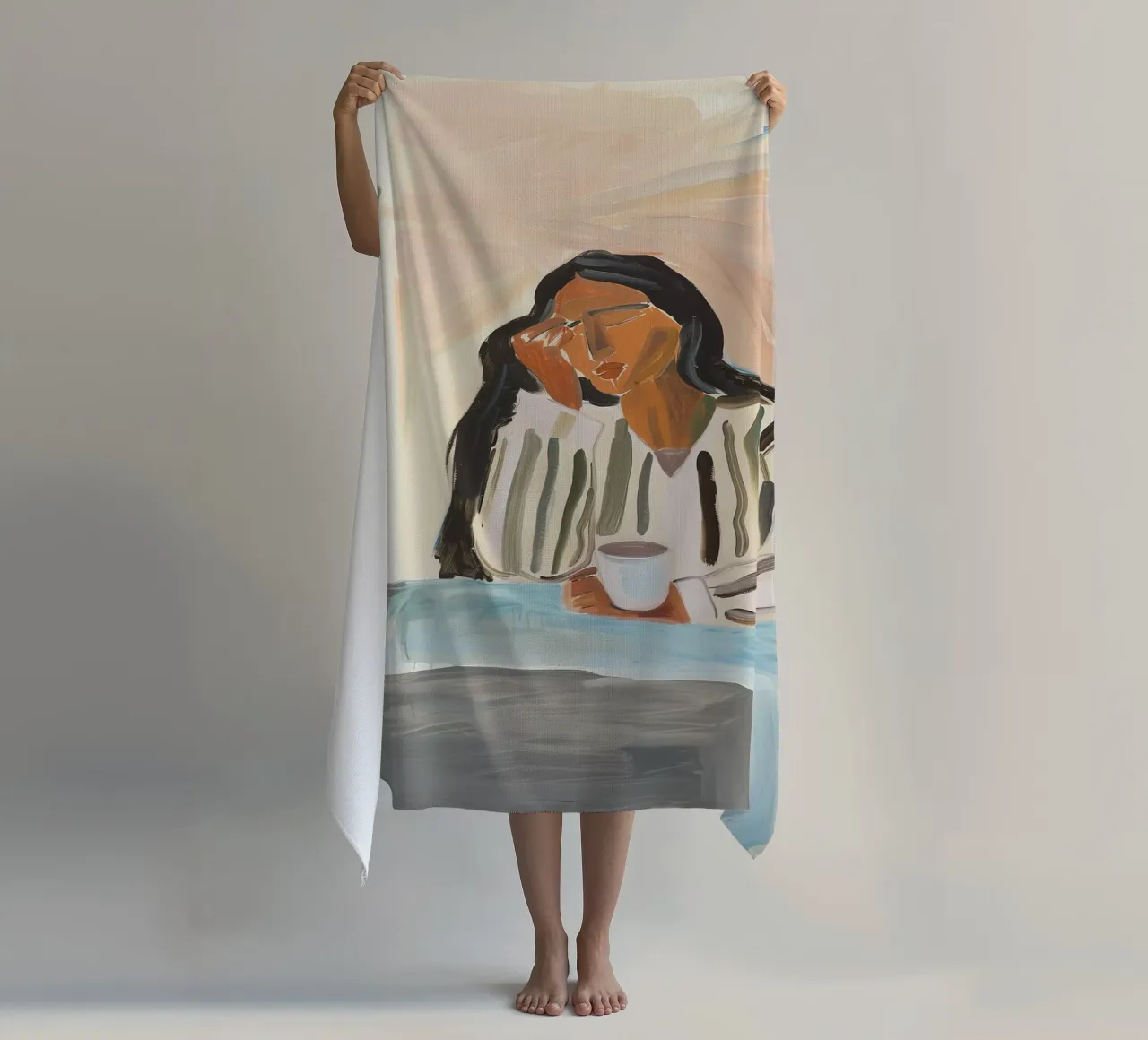 Quiet Contemplation telo mare da BALIKA HOMES ART