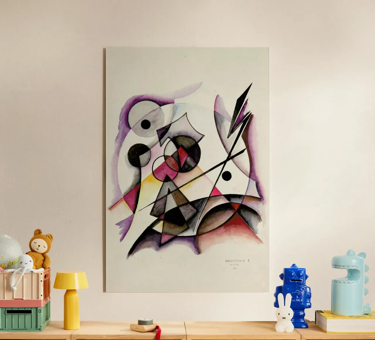 Gewitter 1 (1946) plexiglass da Heinrich Neuy