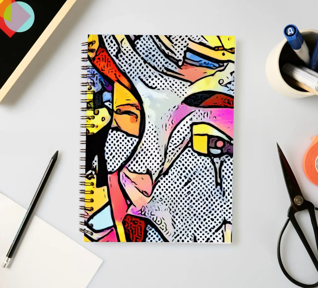 A tear spiral notebook by ZAMART - PopArt