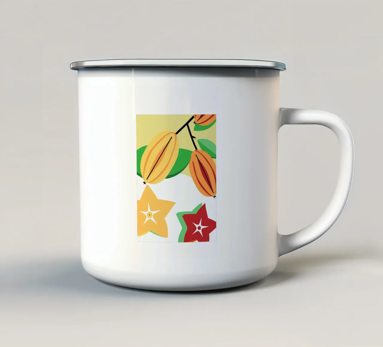Pompelmo fresco tazza in smalto da OFFICIAL FRUIT & VEGETABLES