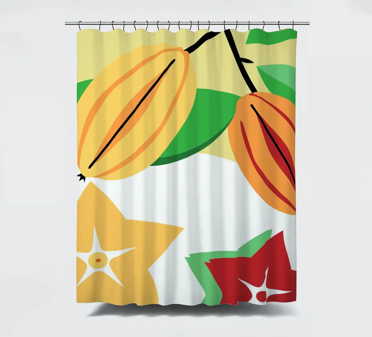 Pompelmo fresco tenda da doccia da OFFICIAL FRUIT & VEGETABLES