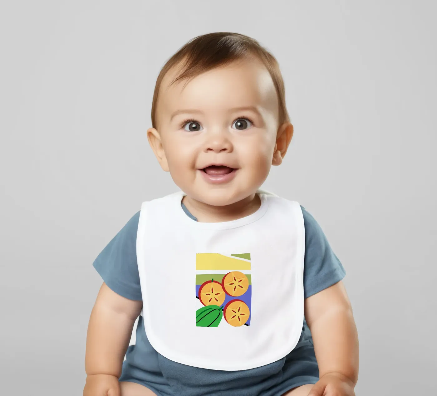 Sternfrucht-Scheiben Babylätzchen von OFFICIAL FRUIT & VEGETABLES