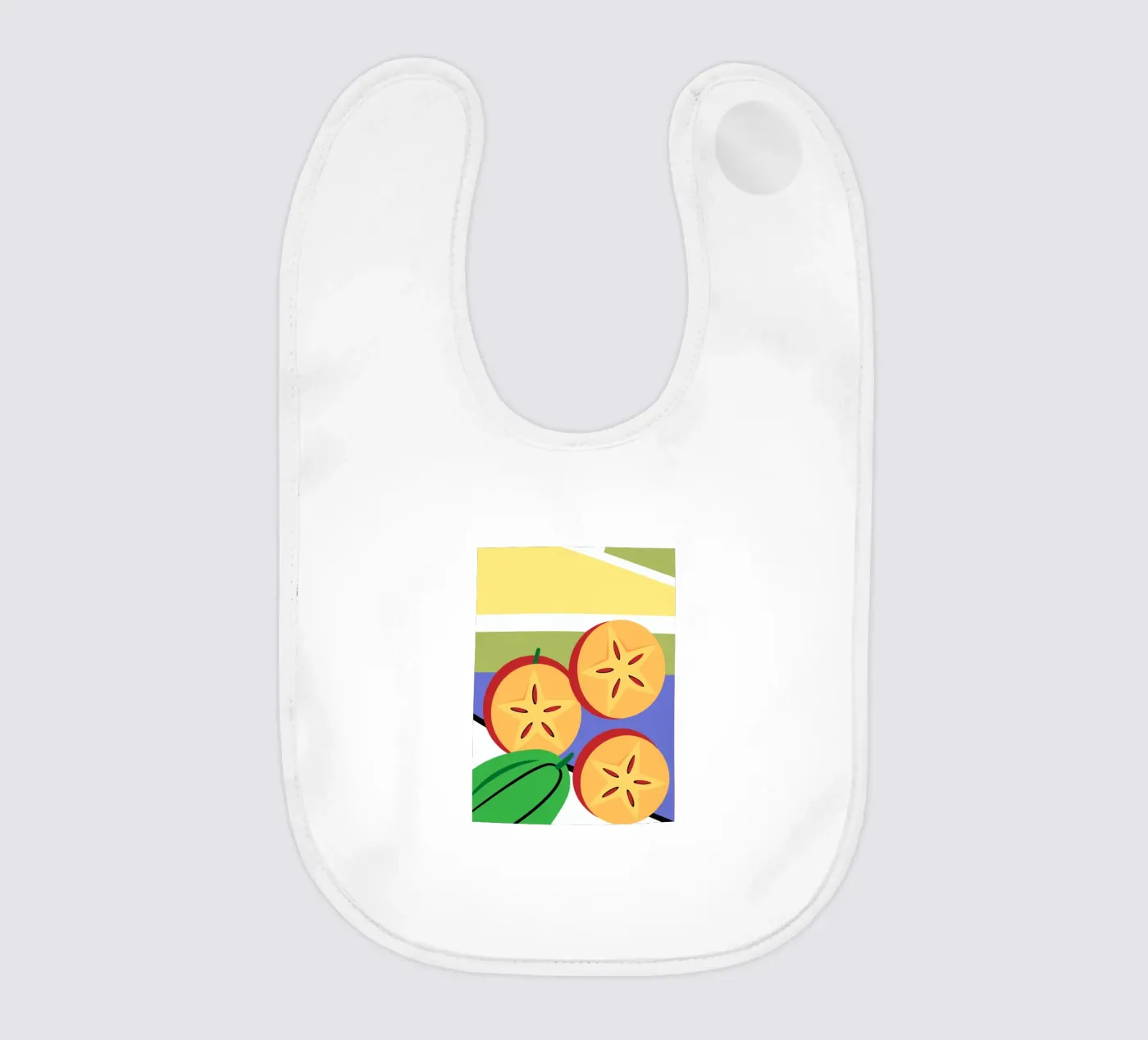 Sternfrucht-Scheiben Babylätzchen von OFFICIAL FRUIT & VEGETABLES