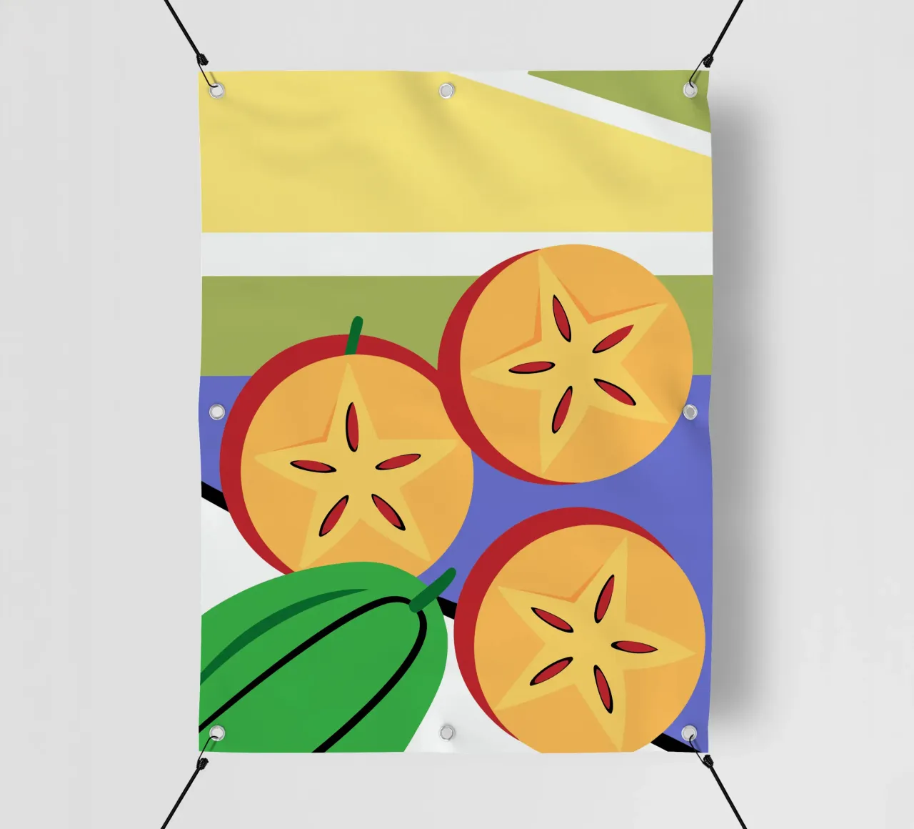 Fette di carambola telo in pvc da OFFICIAL FRUIT & VEGETABLES