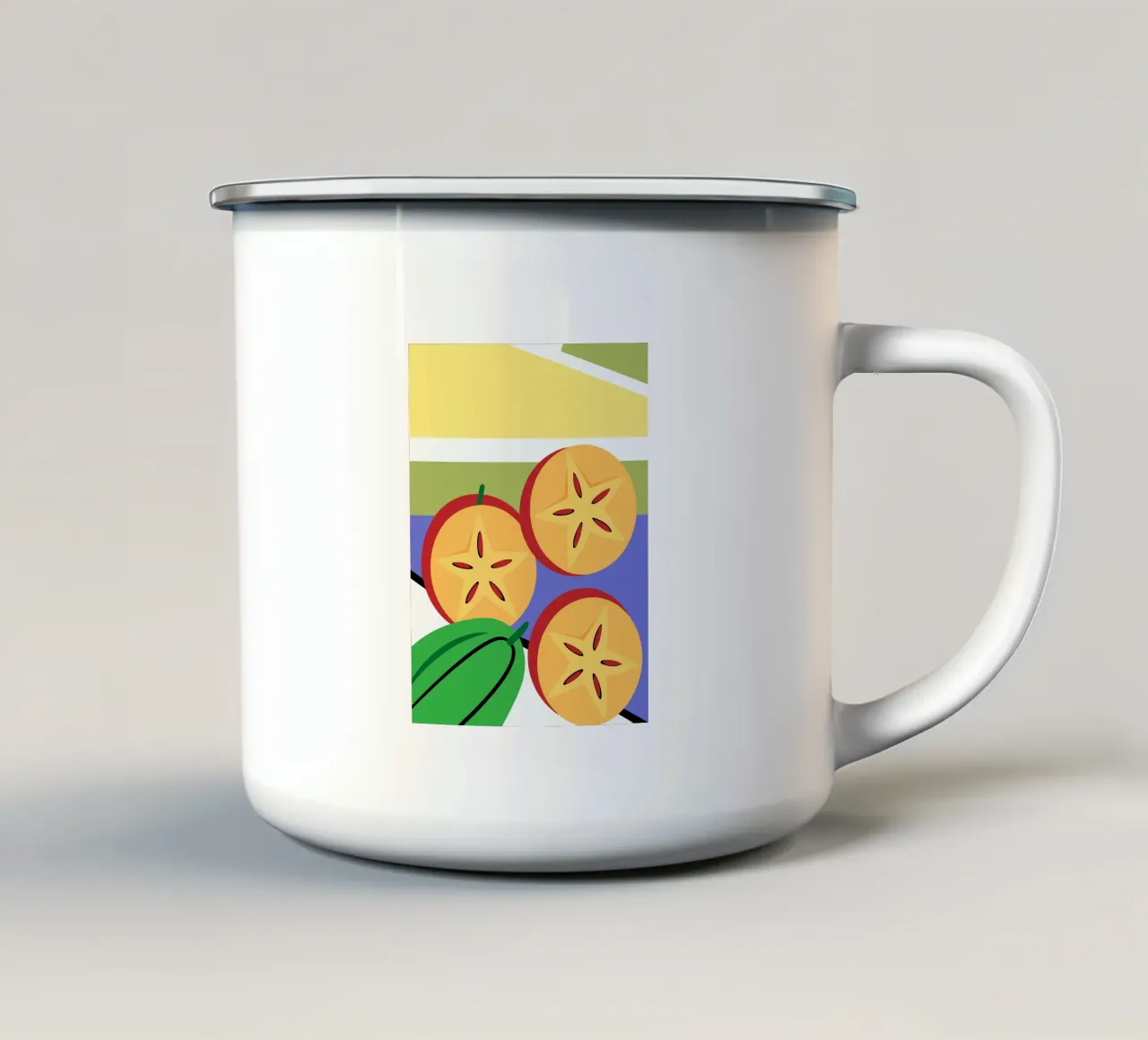 Fette di carambola tazza in smalto da OFFICIAL FRUIT & VEGETABLES