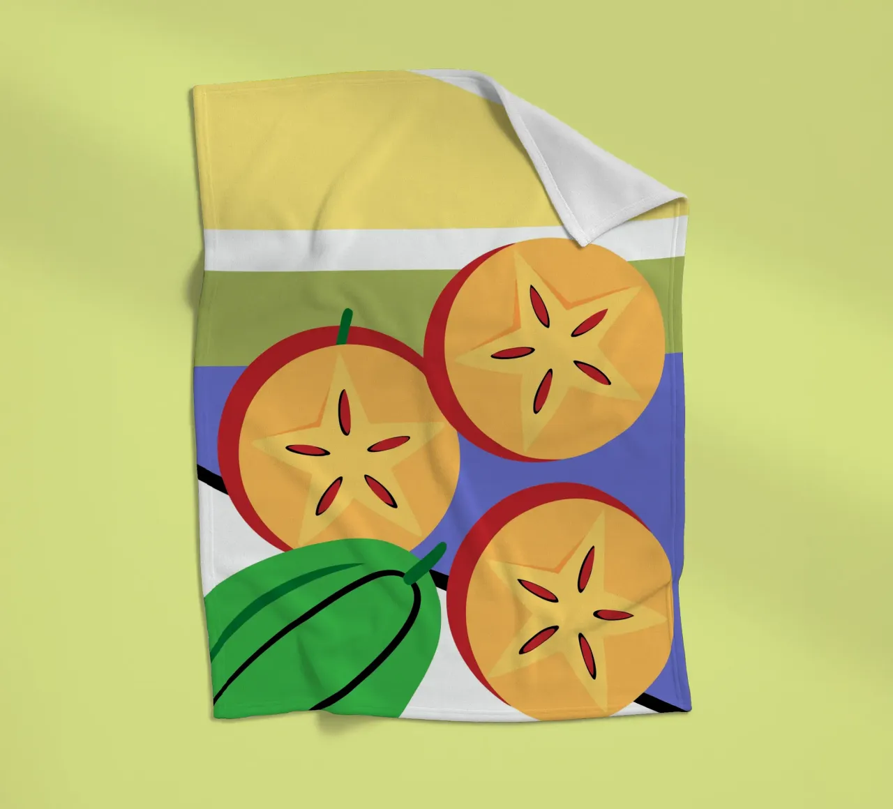 Fette di carambola coperta in pile da OFFICIAL FRUIT & VEGETABLES