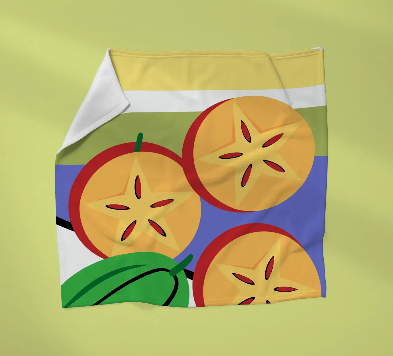 Fette di carambola coperta in pile da OFFICIAL FRUIT & VEGETABLES