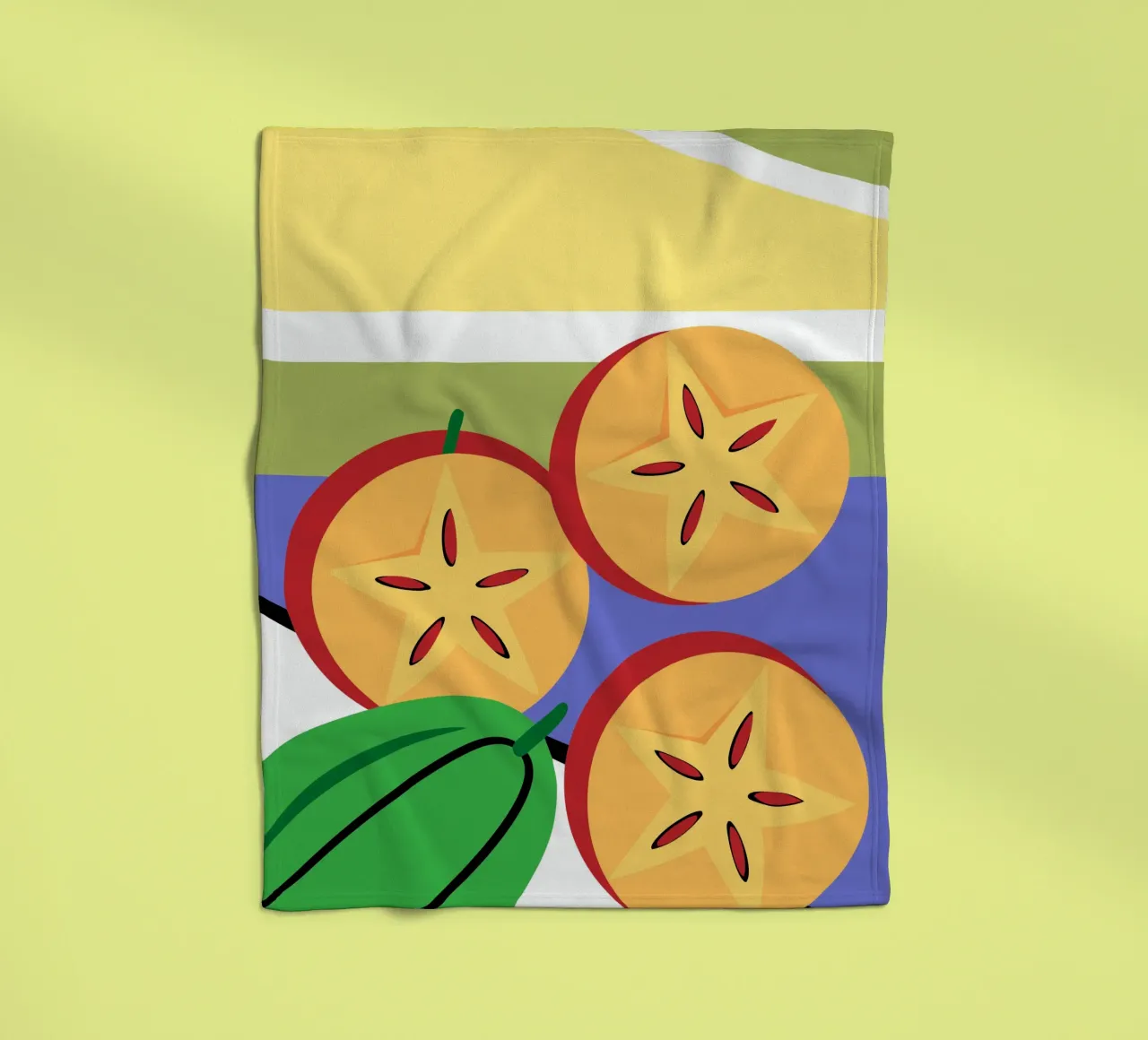 Fette di carambola coperta in pile da OFFICIAL FRUIT & VEGETABLES