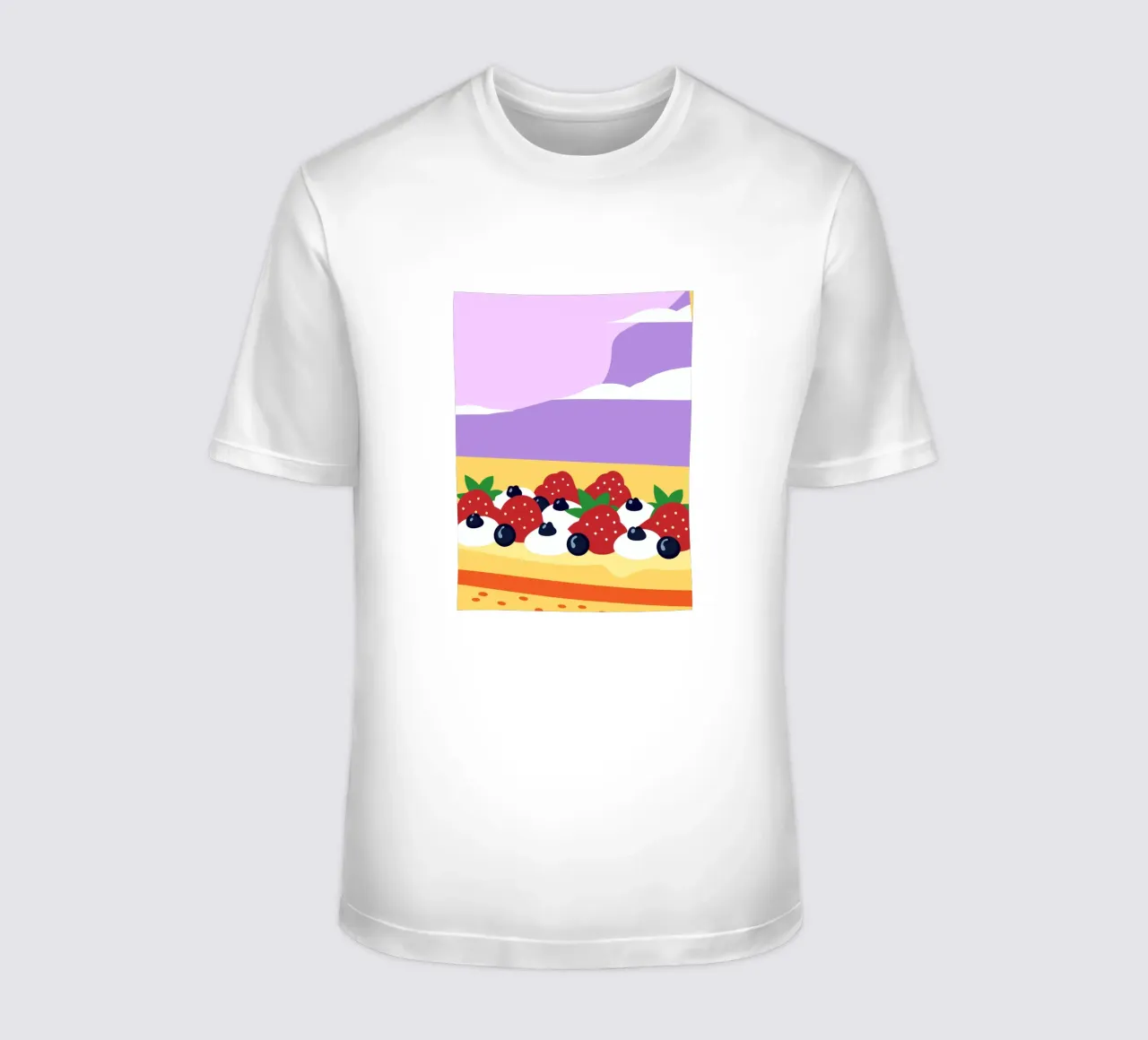 Crostata di fragole e mirtilli t-shirt da OFFICIAL FRUIT & VEGETABLES
