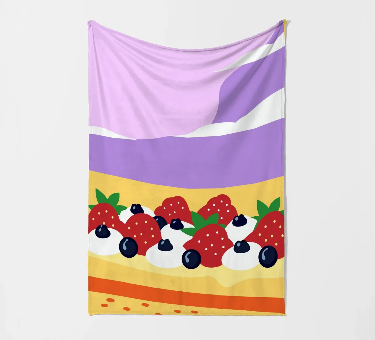 Crostata di fragole e mirtilli coperta in pile da OFFICIAL FRUIT & VEGETABLES