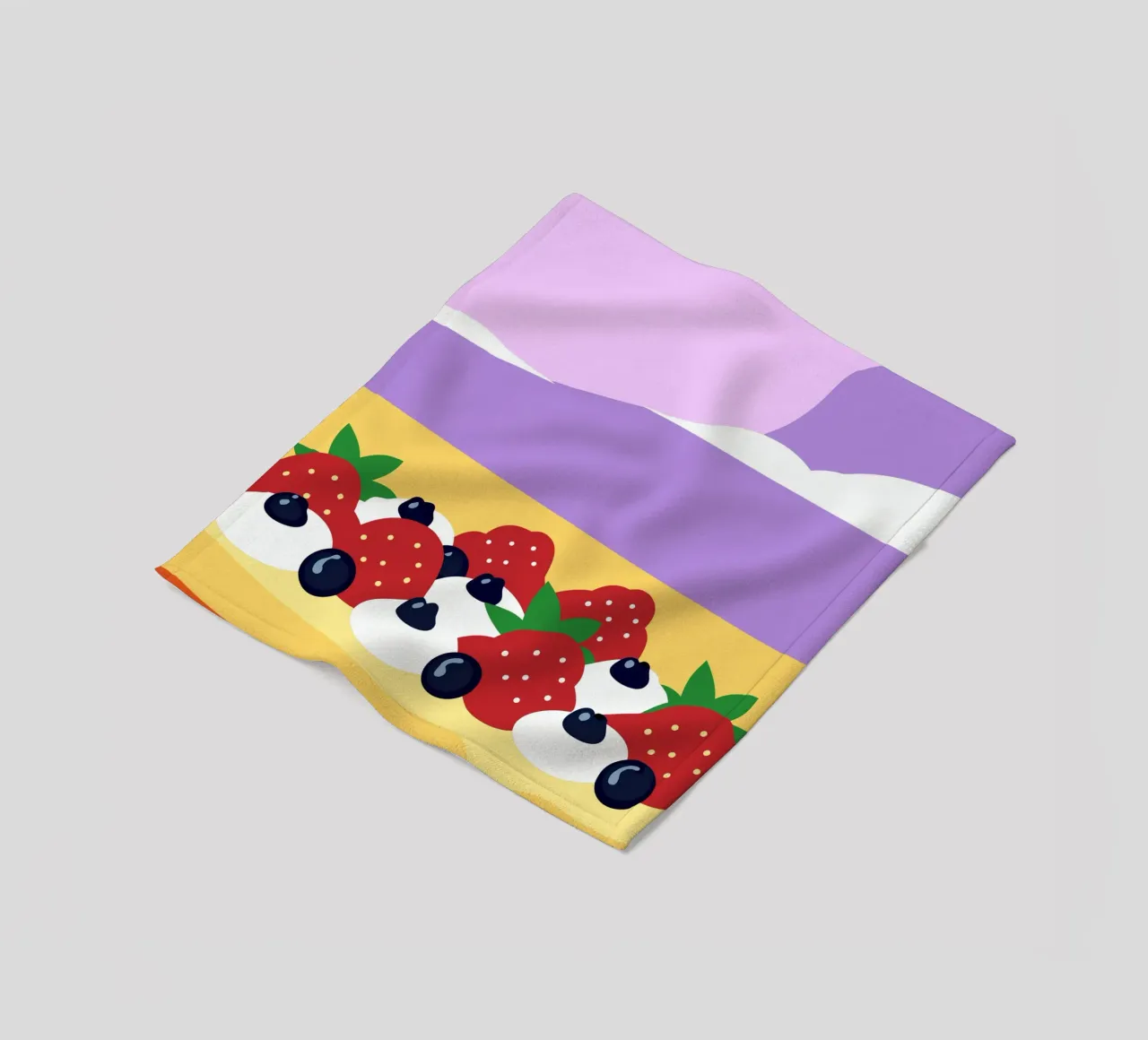Crostata di fragole e mirtilli coperta in pile da OFFICIAL FRUIT & VEGETABLES