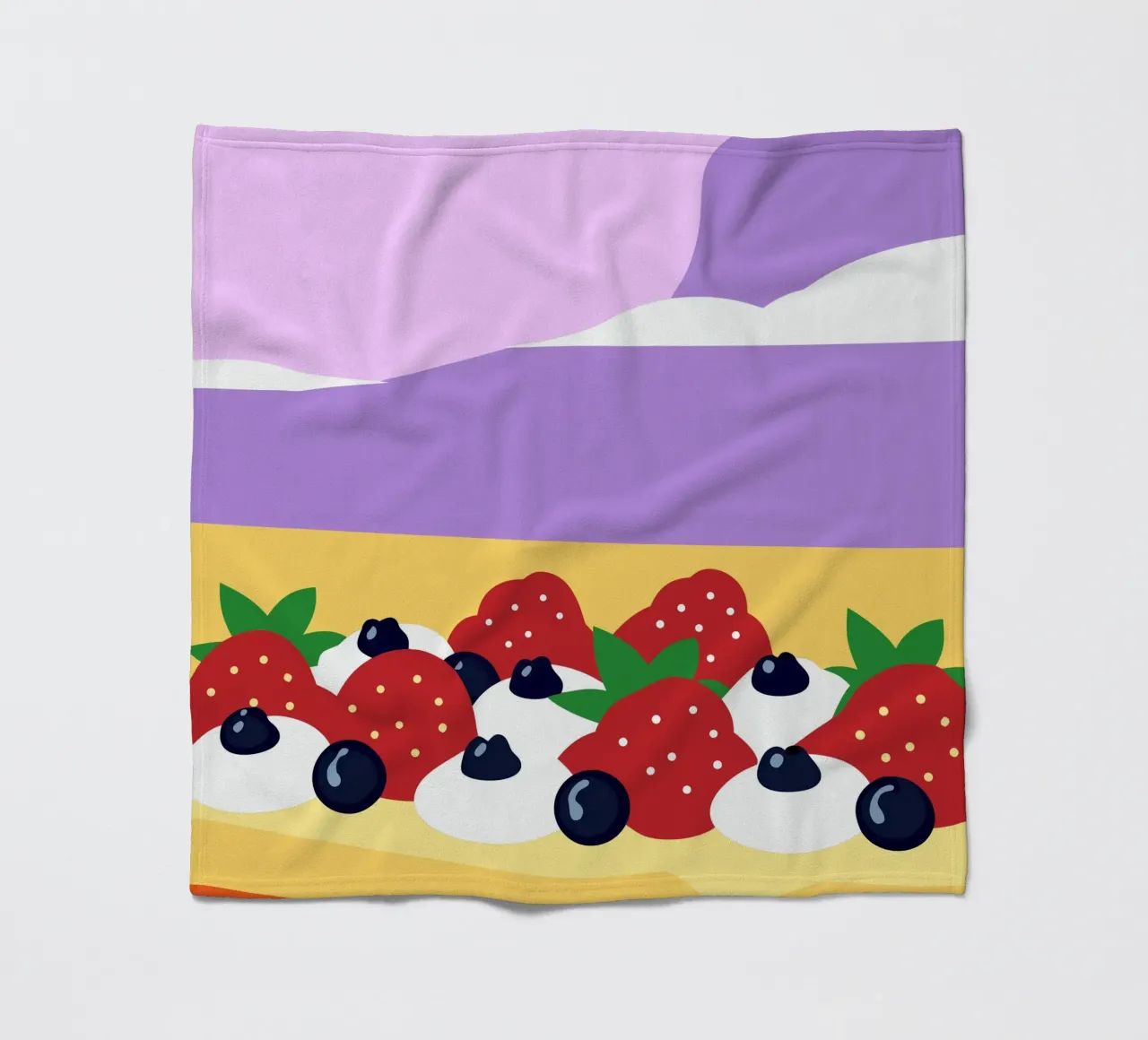 Crostata di fragole e mirtilli coperta in pile da OFFICIAL FRUIT & VEGETABLES