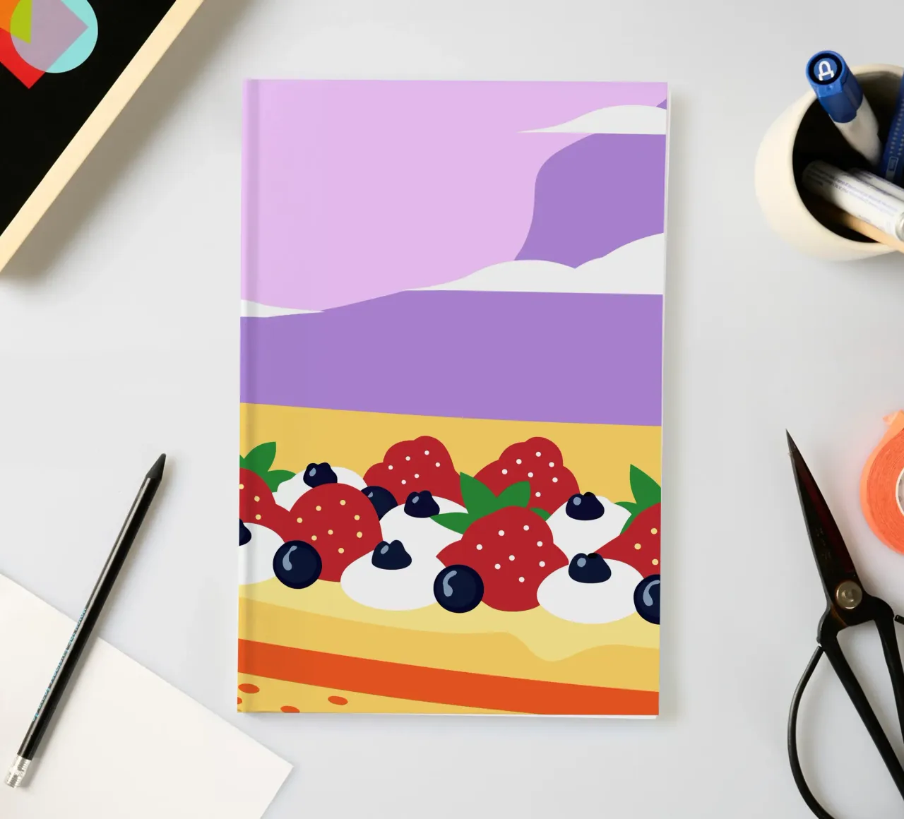 Crostata di fragole e mirtilli diario da OFFICIAL FRUIT & VEGETABLES