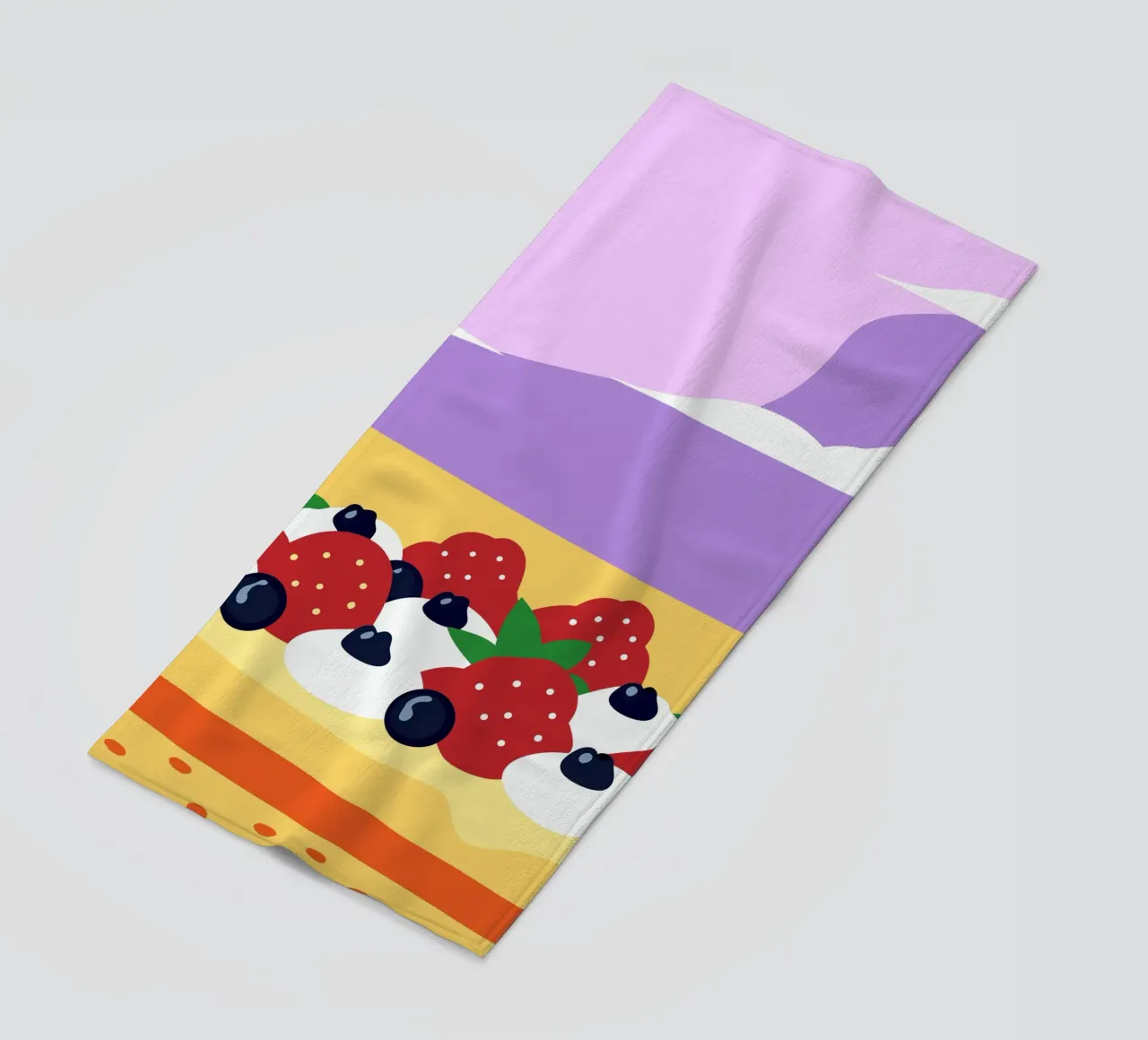 Crostata di fragole e mirtilli telo mare da OFFICIAL FRUIT & VEGETABLES