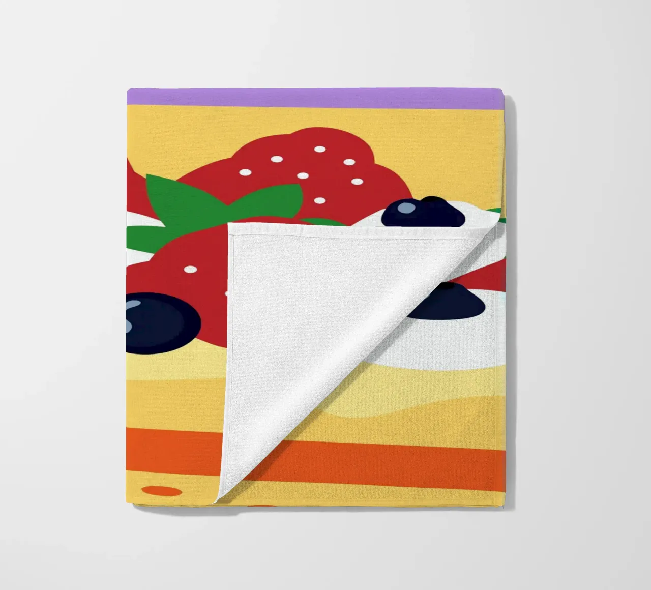 Crostata di fragole e mirtilli telo mare da OFFICIAL FRUIT & VEGETABLES