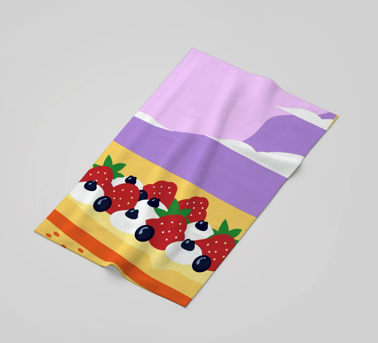 Crostata di fragole e mirtilli telo mare da OFFICIAL FRUIT & VEGETABLES