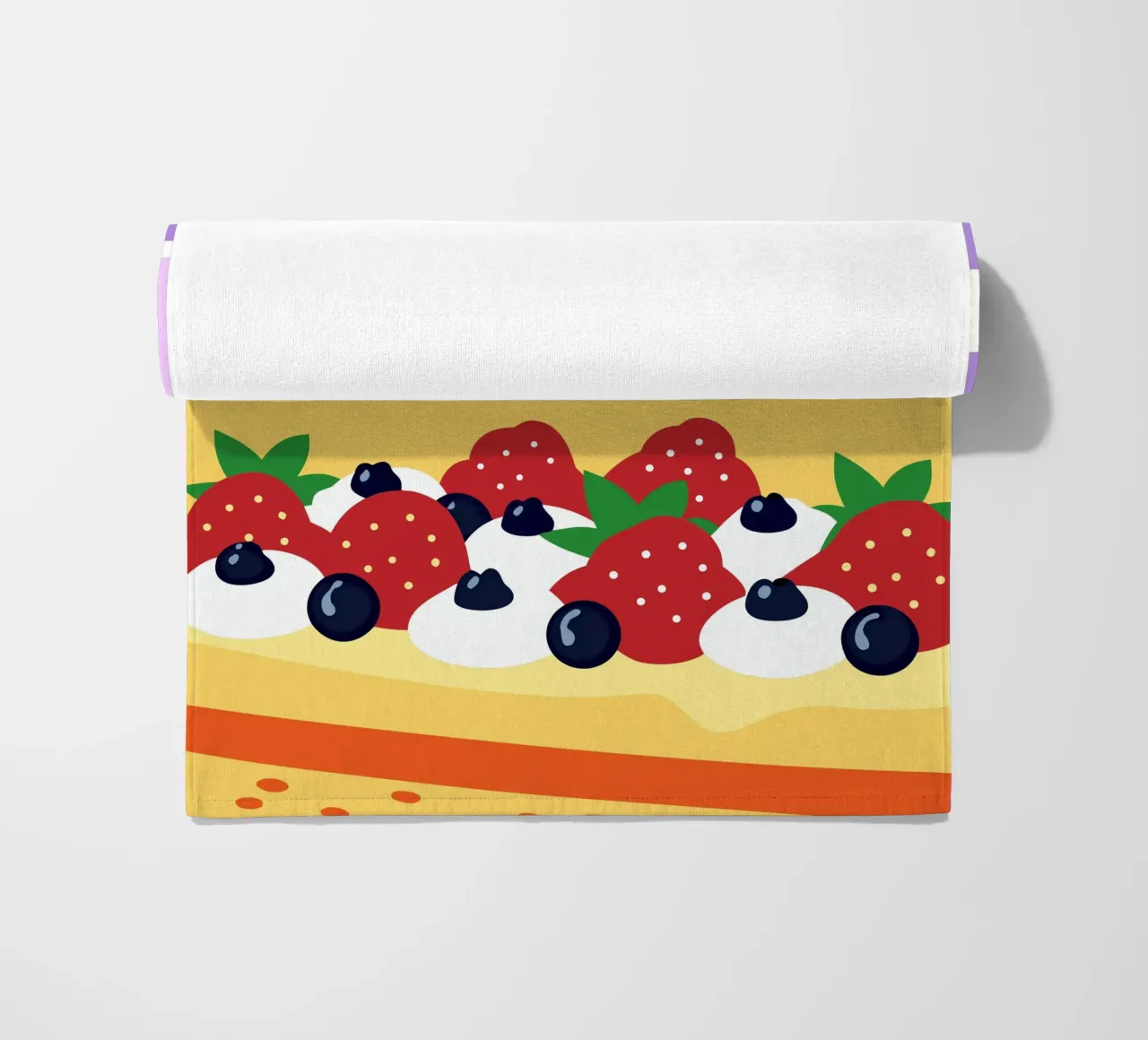 Crostata di fragole e mirtilli telo mare da OFFICIAL FRUIT & VEGETABLES