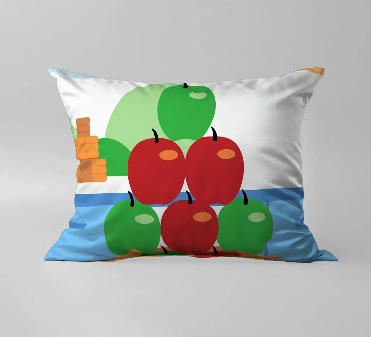 Mele rosse e verdi in vaso cuscino da OFFICIAL FRUIT & VEGETABLES