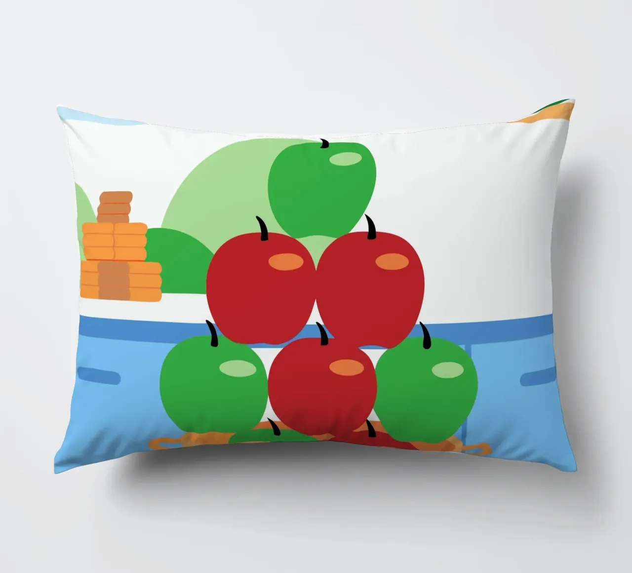 Mele rosse e verdi in vaso cuscino da OFFICIAL FRUIT & VEGETABLES