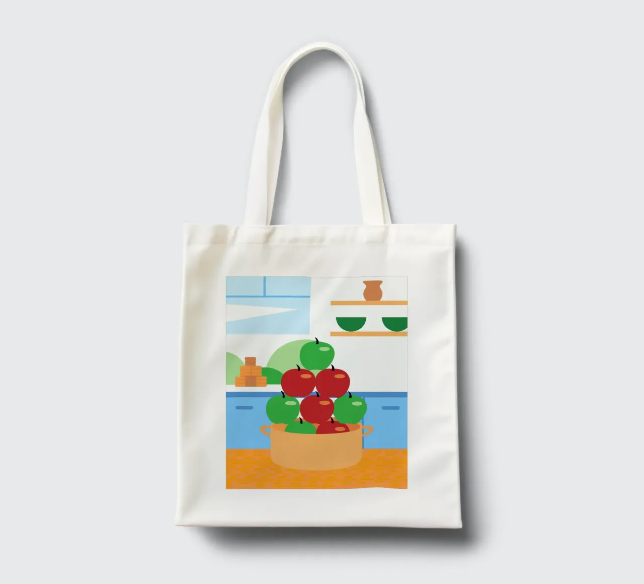 Mele rosse e verdi in vaso borsa in juta da OFFICIAL FRUIT & VEGETABLES