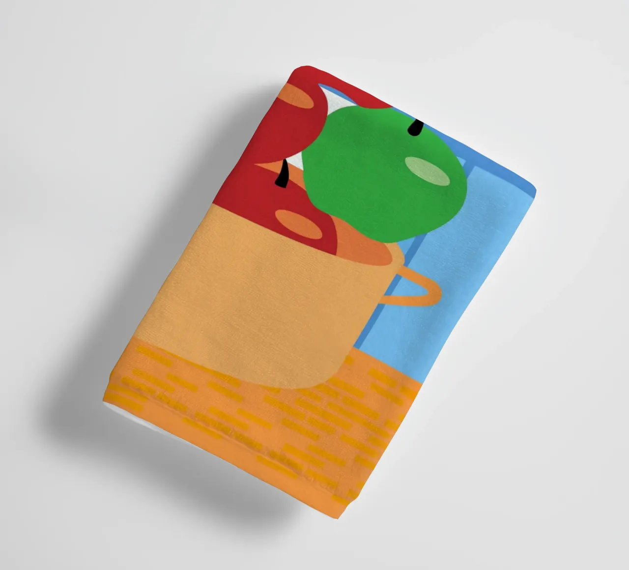 Red and Green Apples in a Pot towel by OFFICIAL FRUIT & VEGETABLES