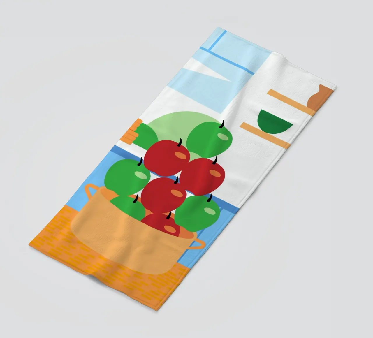 Mele rosse e verdi in vaso telo mare da OFFICIAL FRUIT & VEGETABLES