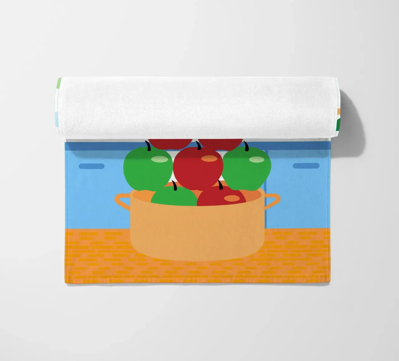 Mele rosse e verdi in vaso telo mare da OFFICIAL FRUIT & VEGETABLES