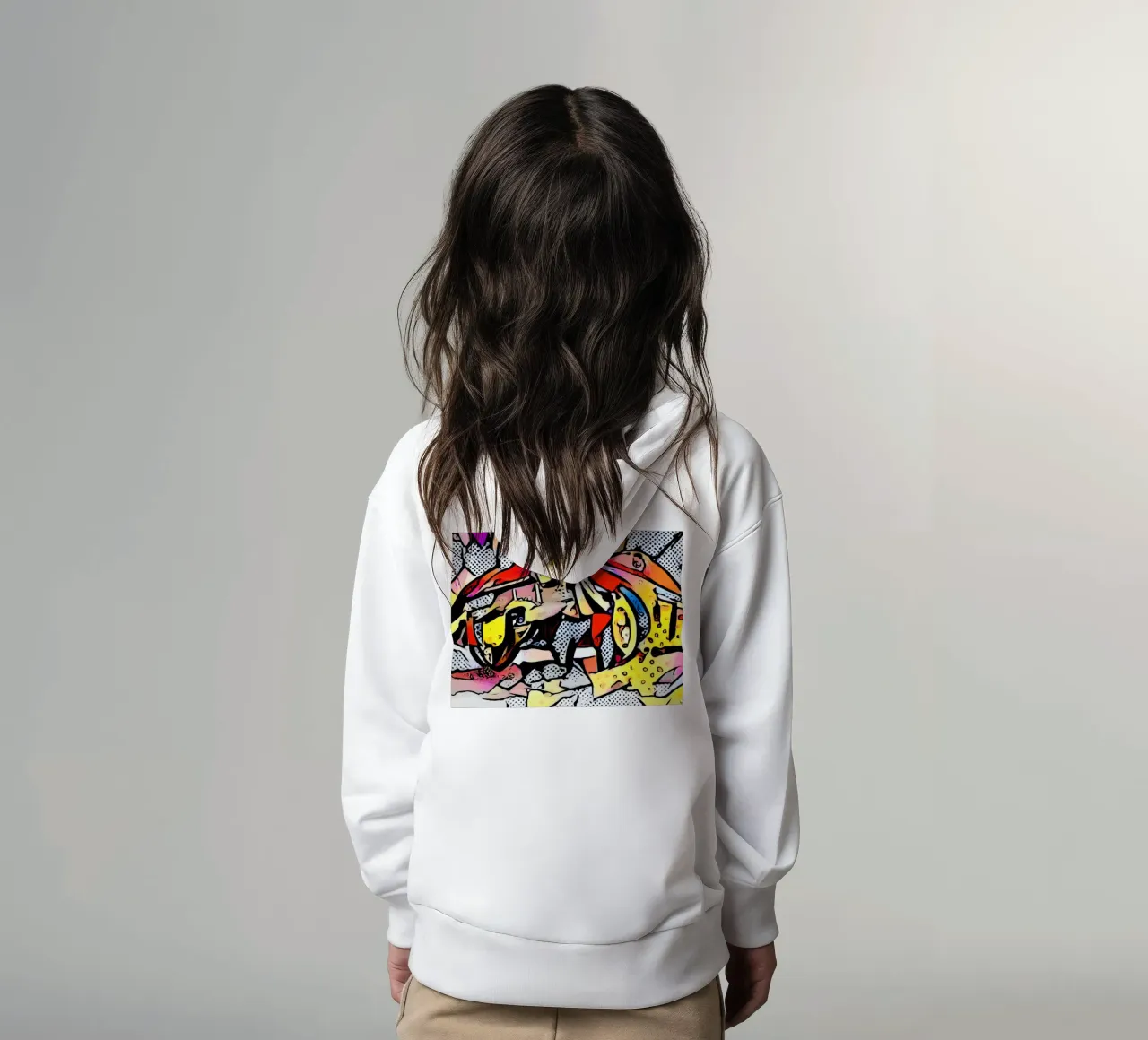 Accelerazione completa felpa bambino con cappuccio da ZAMART - PopArt