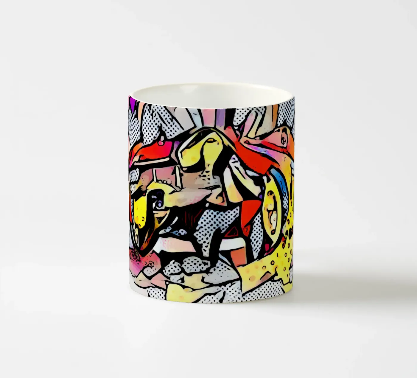 Full throttle ceramic mug by ZAMART - PopArt