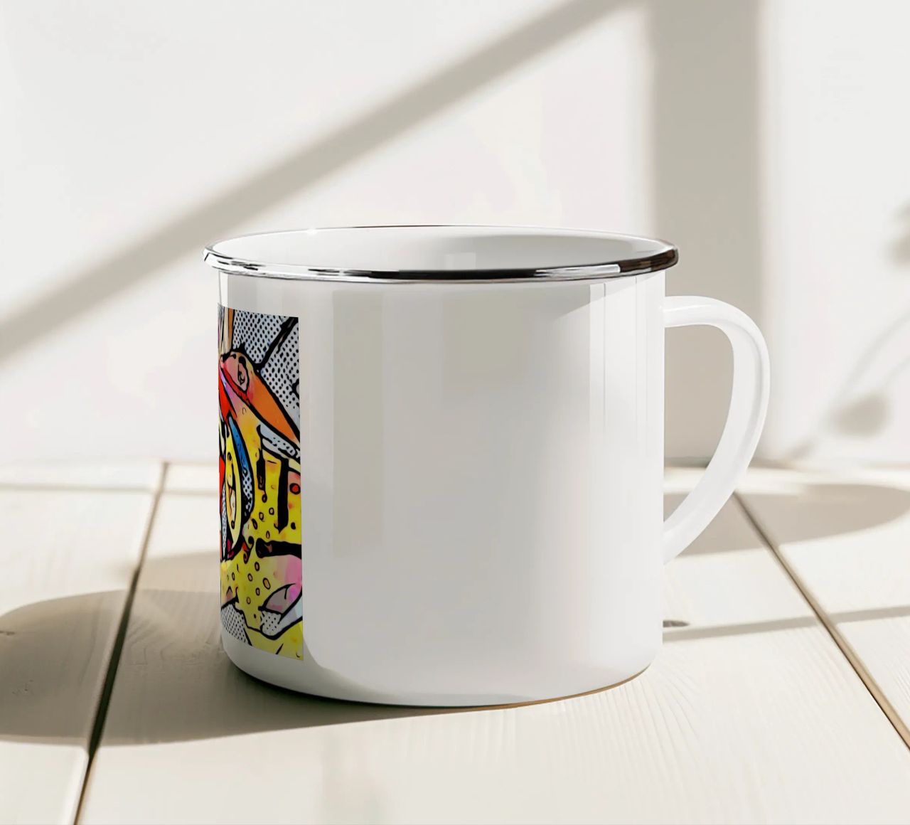 Accelerazione completa tazza in smalto da ZAMART - PopArt