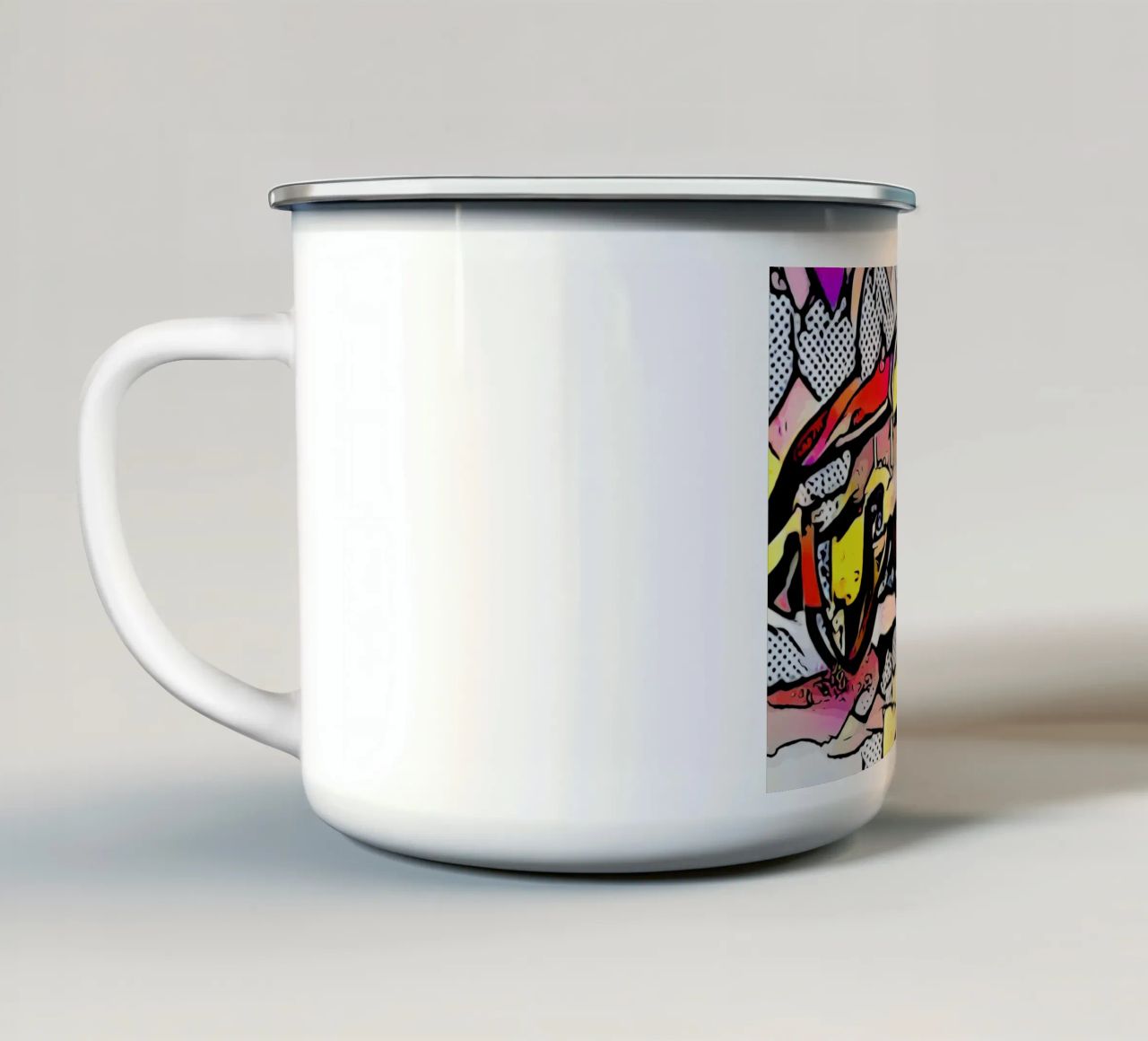 Accelerazione completa tazza in smalto da ZAMART - PopArt
