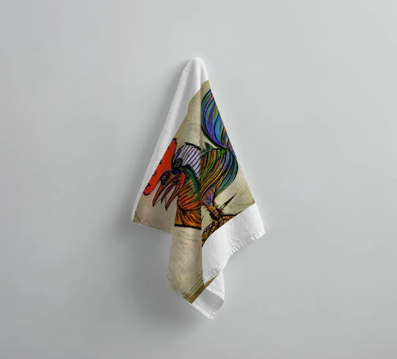 mooie sierkip badhanddoek van eternal nino