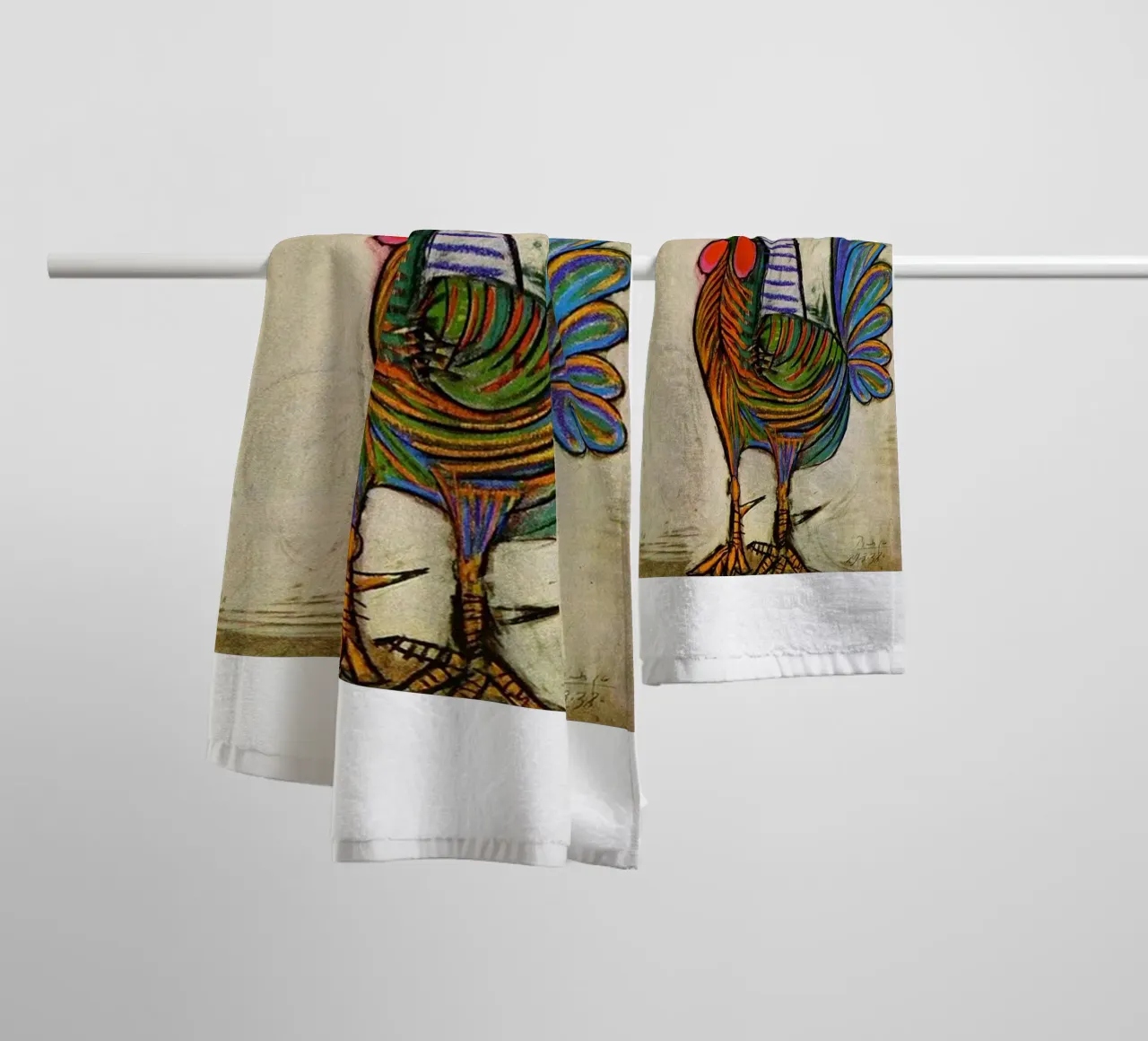 mooie sierkip badhanddoek van eternal nino