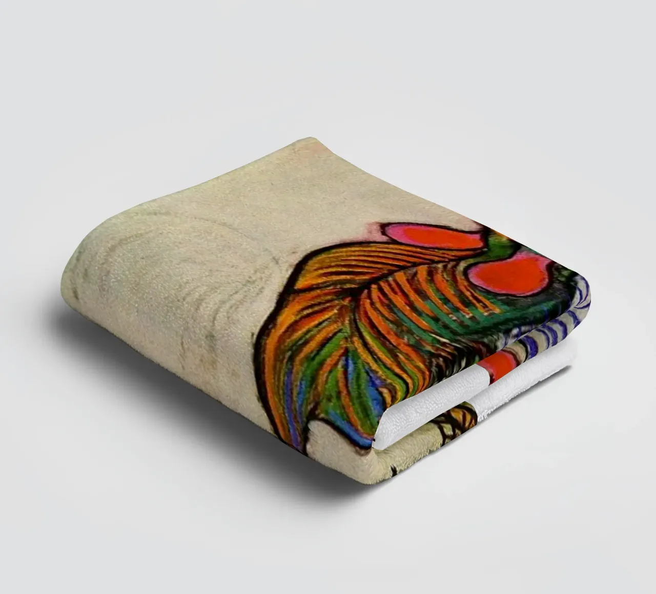 mooie sierkip badhanddoek van eternal nino