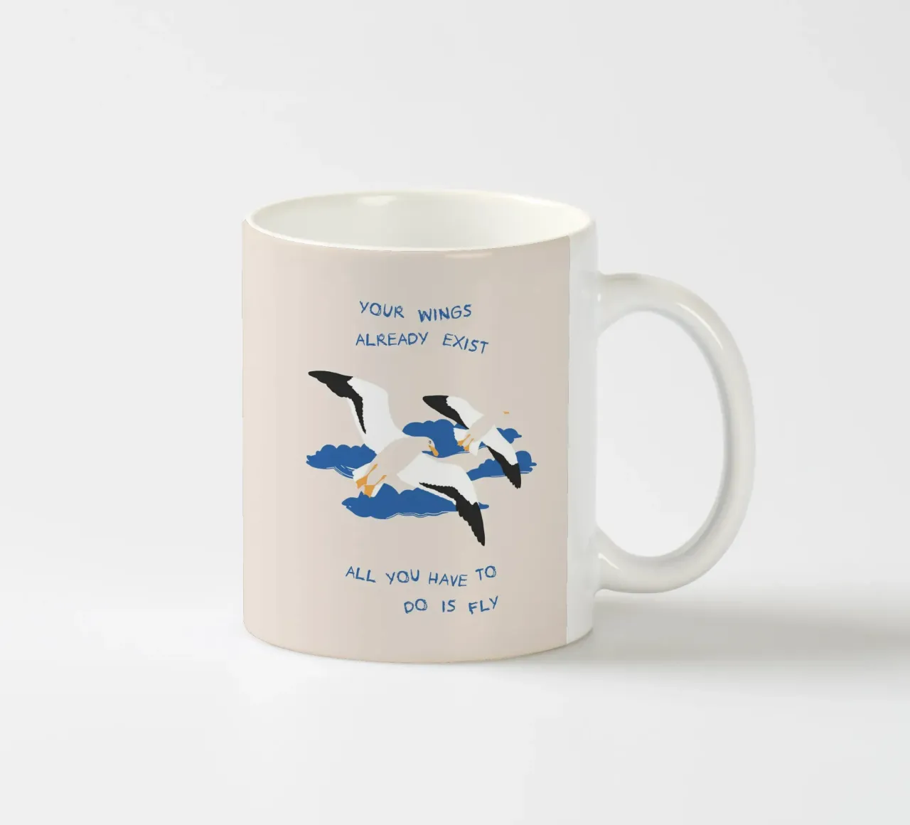 Tutto quello che devi fare è volare tazza in ceramica da Franziska Biermann