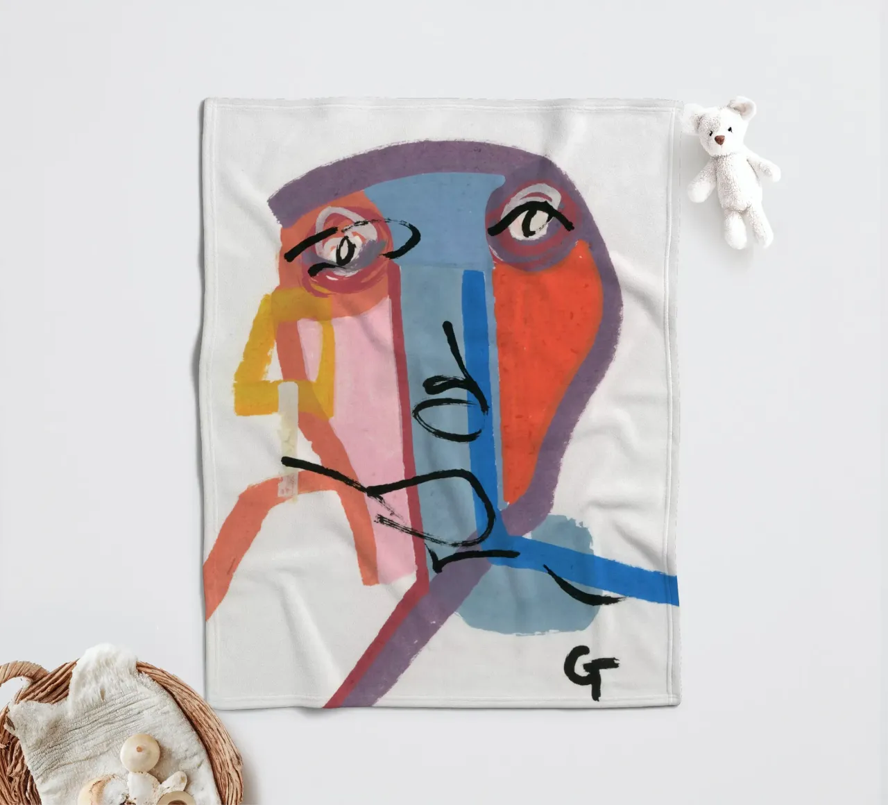 Dan collection fleecedeken van gtobonart