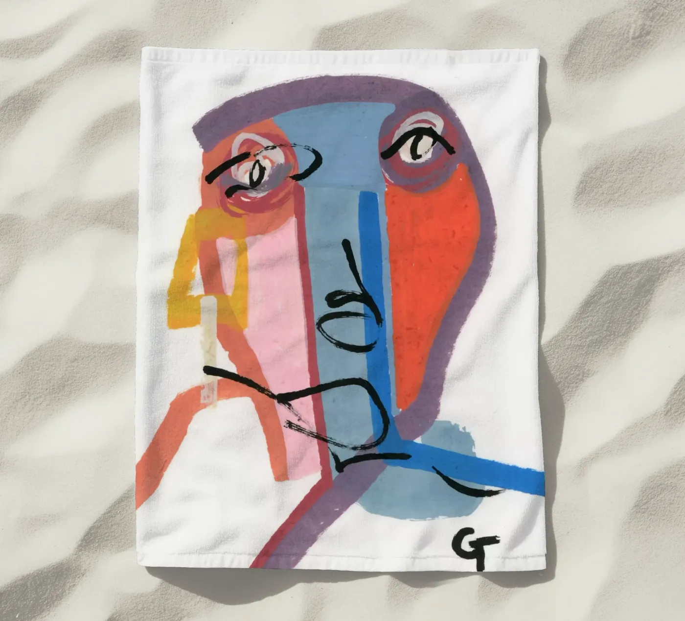Dan collection beach towel by gtobonart