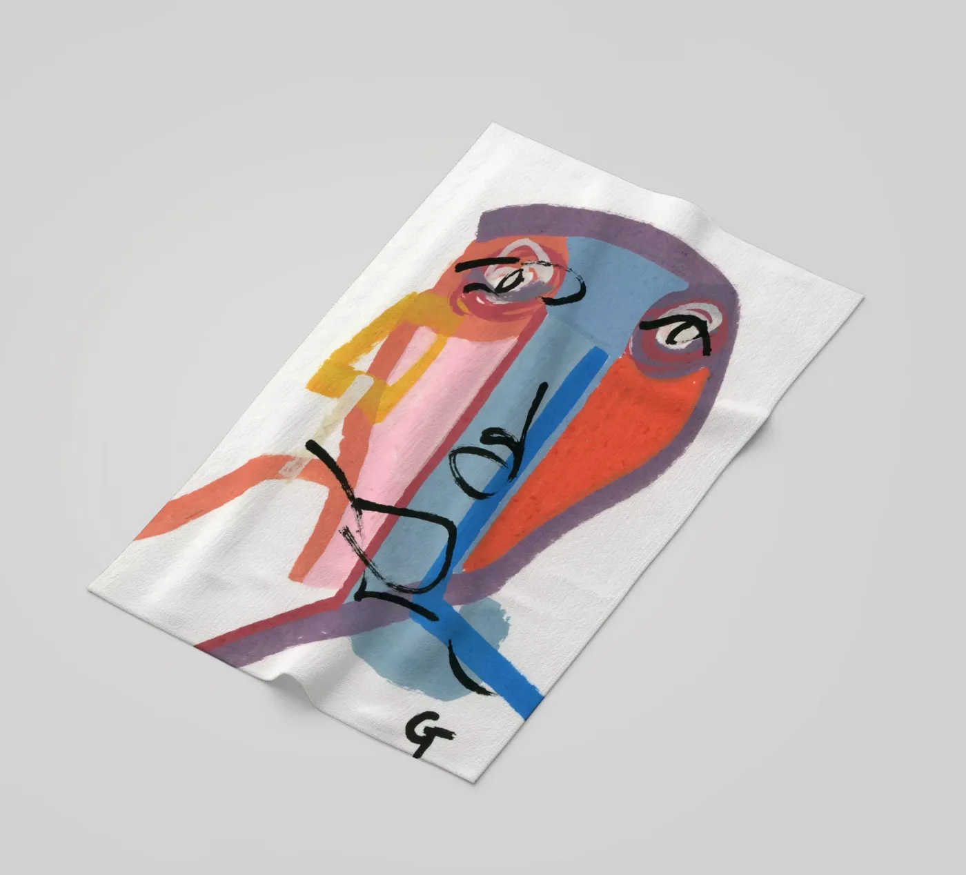 Dan collection beach towel by gtobonart
