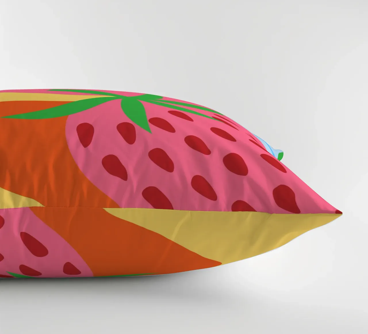 Fragola rosa con foglie verdi cuscino da OFFICIAL FRUIT & VEGETABLES