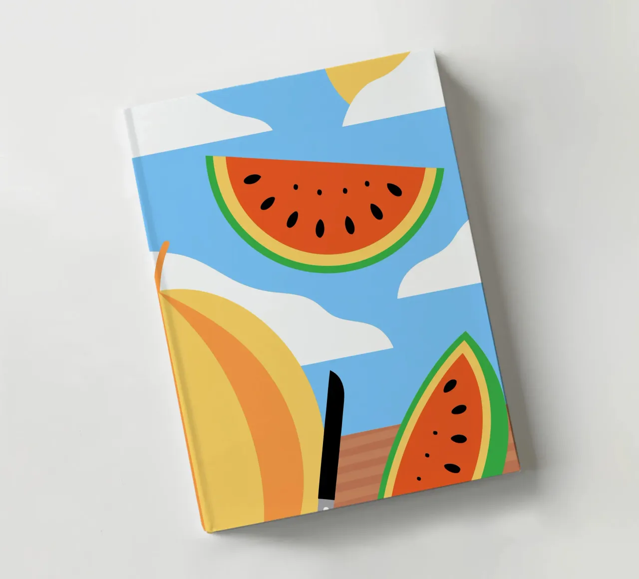 Anguria con coltello diario da OFFICIAL FRUIT & VEGETABLES