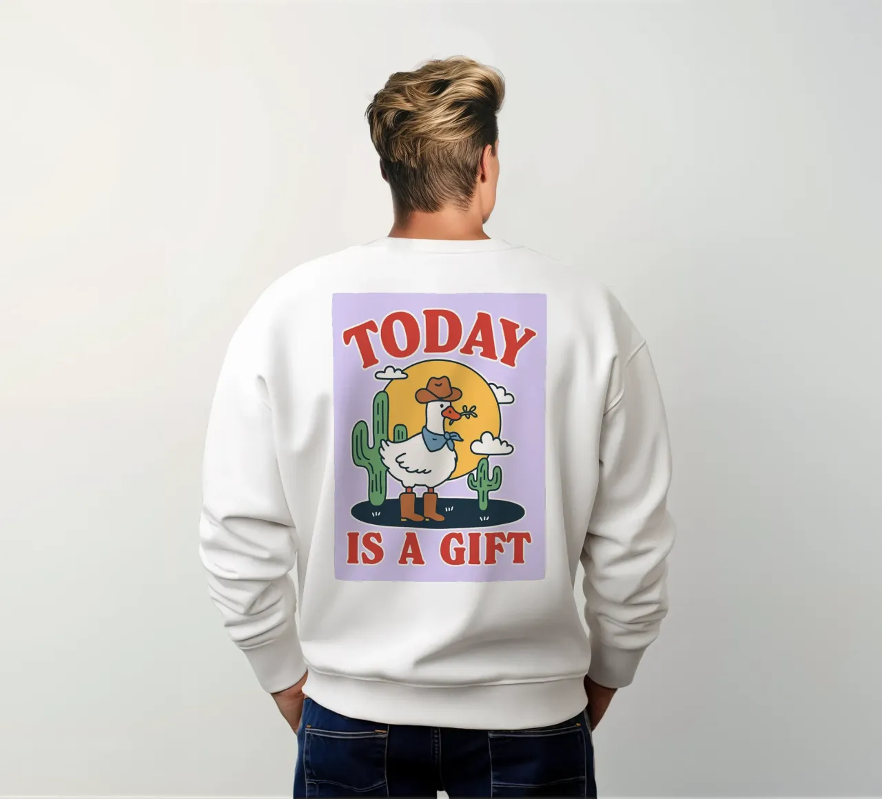 Oggi è un regalo divertente per l'oca felpa da Botania