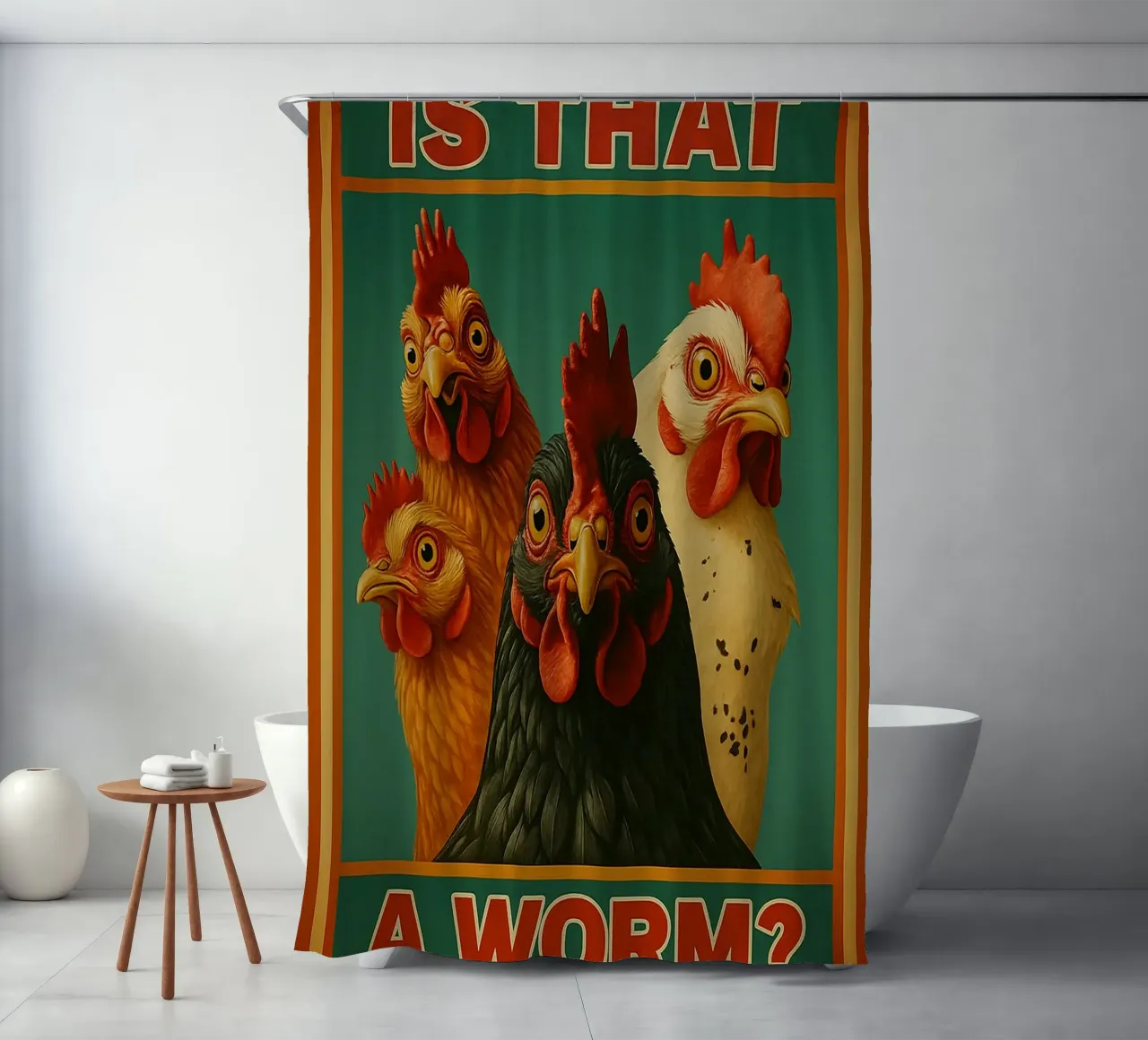 gallo è un verme tenda da doccia da Botania