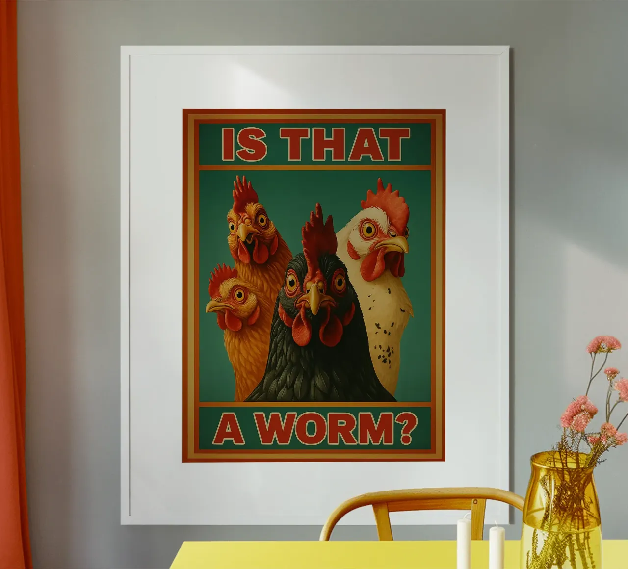 gallo è un verme carta hahnemühle da Botania