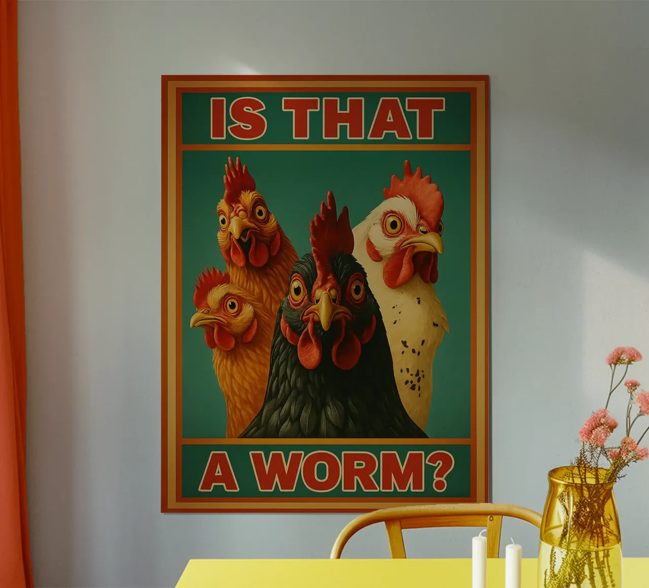 gallo è un verme carta hahnemühle da Botania