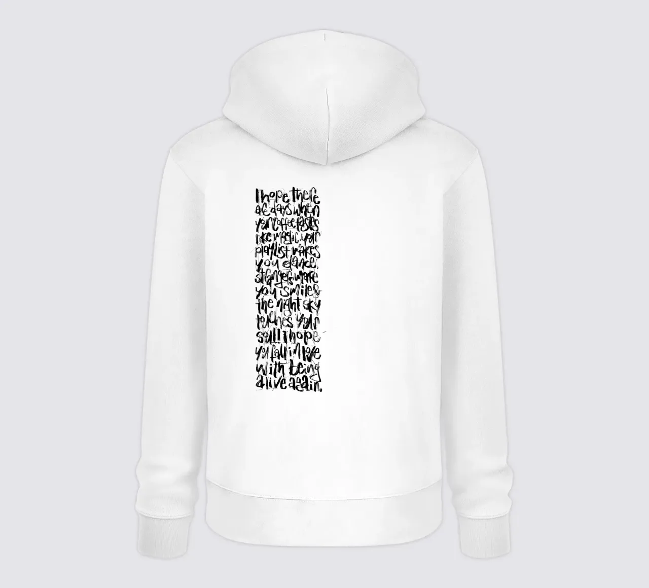 I hope felpa con cappuccio da LIMITED EDITION LETTERS
