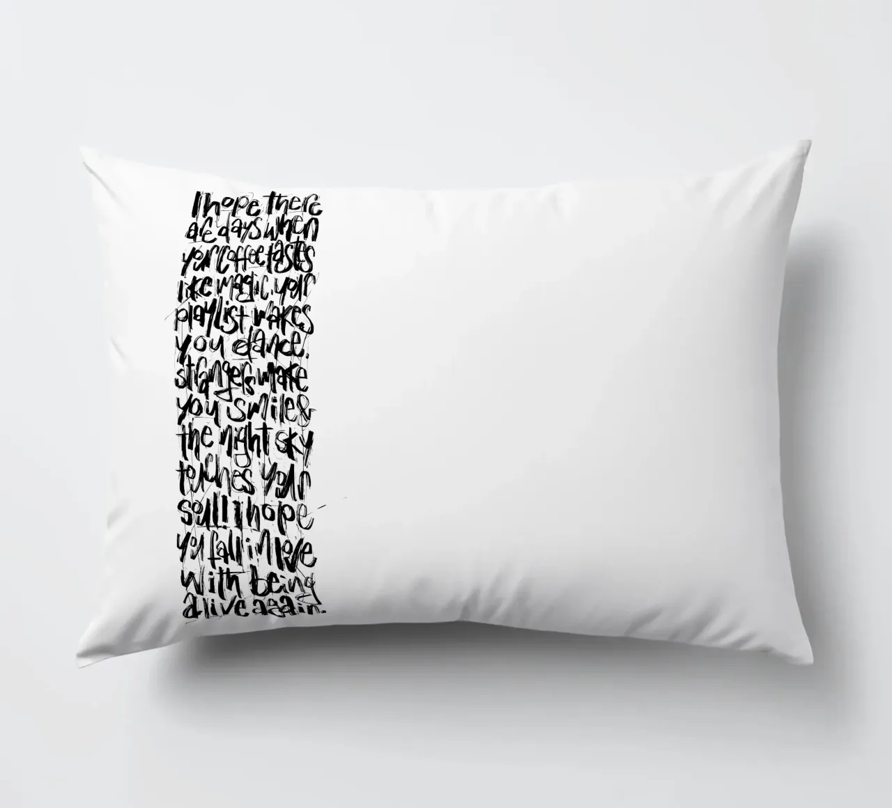 I hope cuscino da LIMITED EDITION LETTERS